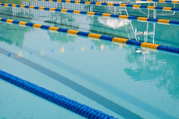 Swimming lanes at a community aquatic centre